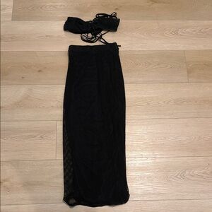 Fashion Nova Black Matching Set